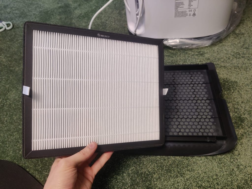 MeacoDry Arete Two Luftentfeuchter Luftfilter entpackt
