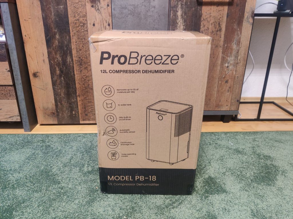 Pro Breeze PB-18 Luftentfeuchter Verpackung vorne