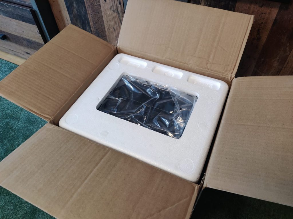 Greenmigo Alpha-12 Plus Luftentfeuchter Verpackung von oben