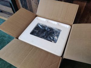 Greenmigo Alpha-12 Plus Luftentfeuchter Verpackung von oben
