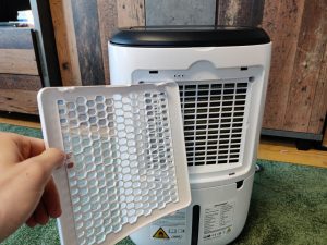 Greenmigo Alpha-12 Plus Luftentfeuchter Schutzgitter entfernt