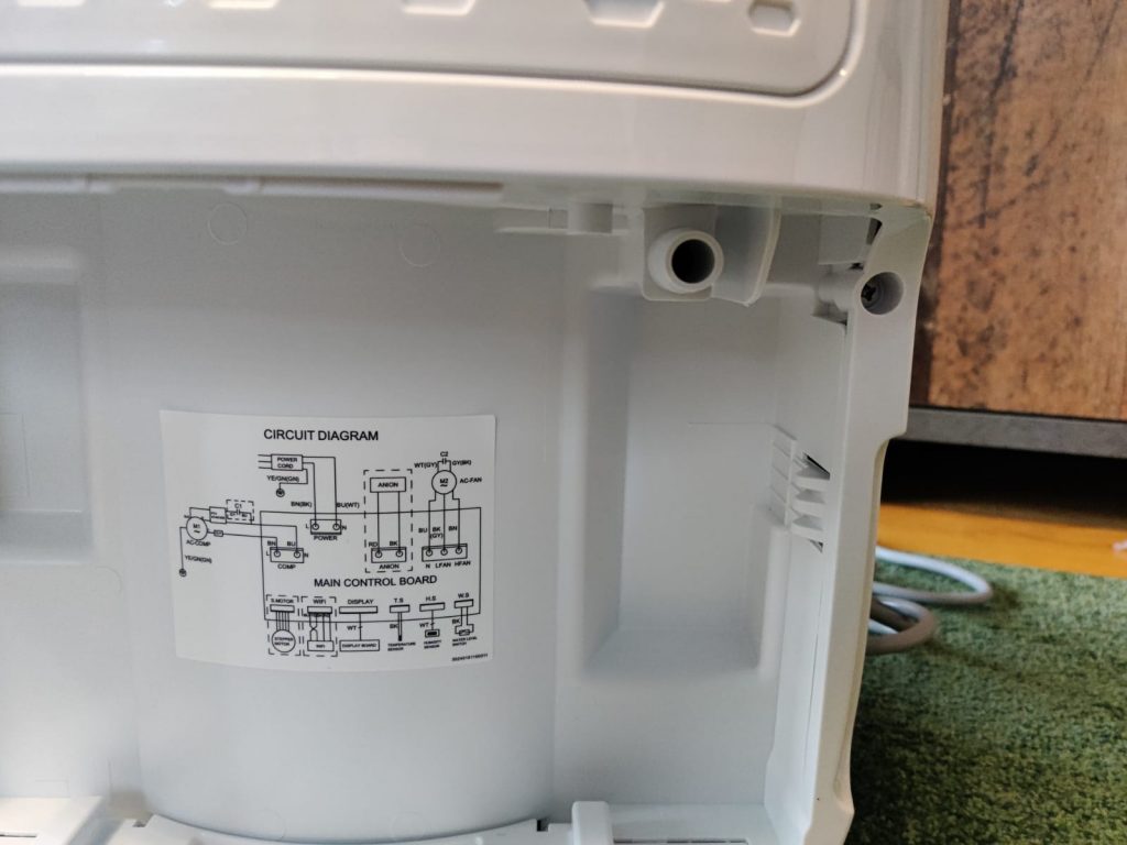 Greenmigo Alpha-12 Plus Luftentfeuchter Schlauchanschluss