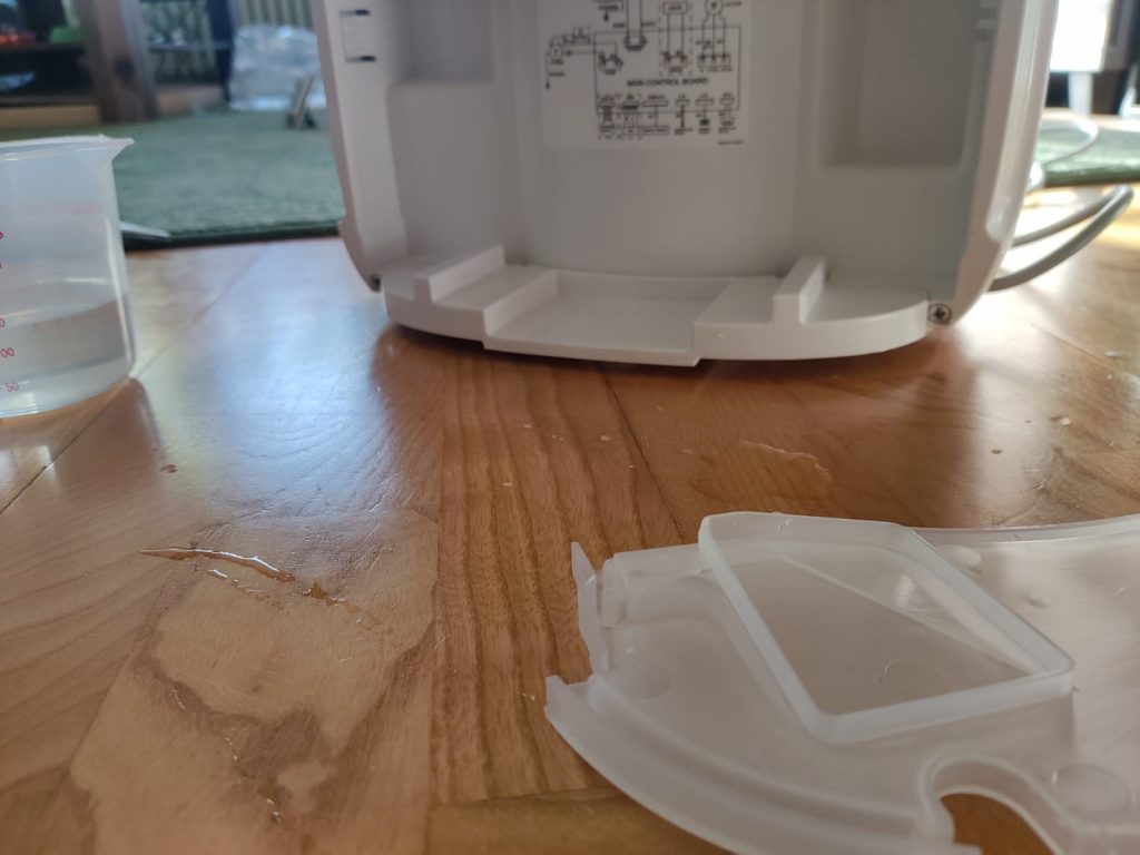Greenmigo Alpha-12 Plus Luftentfeuchter Wasserleck im Test