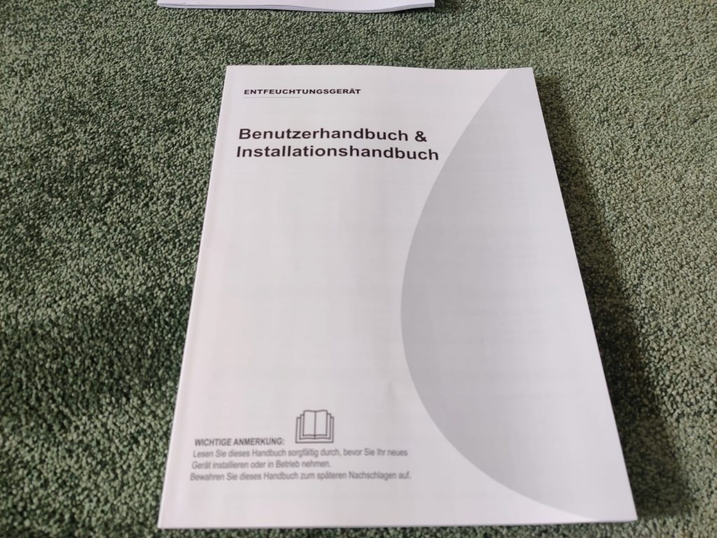 Midea Cube 20 Luftentfeuchter Bedienungsanleitung