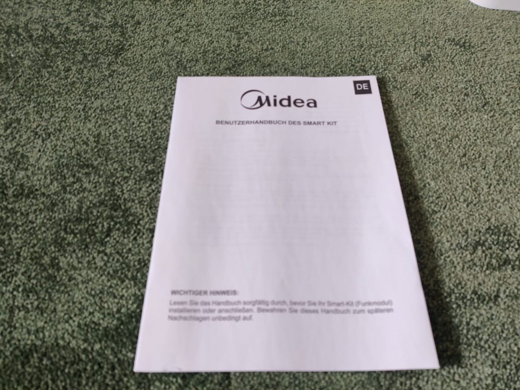 Midea Cube 20 Luftentfeuchter Smart-Kit-Anleitung