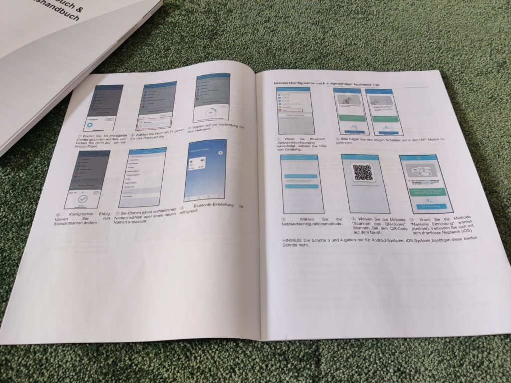 Midea Cube 20 Luftentfeuchter Smart-Kit-Anleitung innen