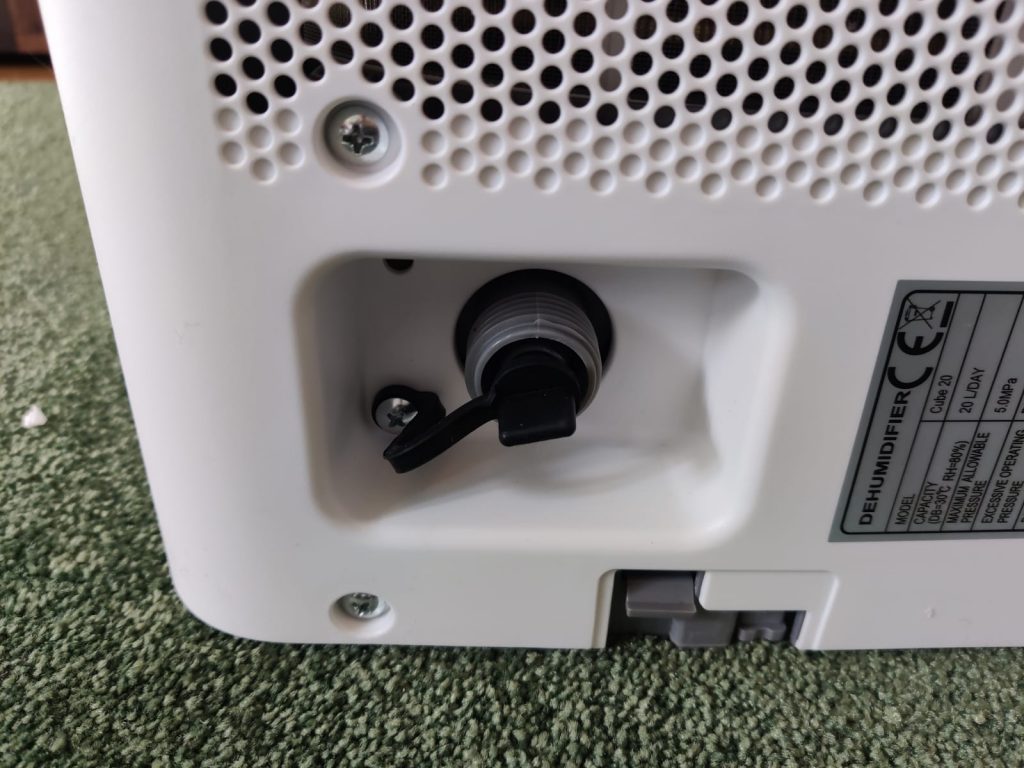 Midea Cube 20 Luftentfeuchter Schlauchanschluss