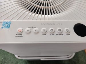 Midea Cube 20 Luftentfeuchter Bedienfeld