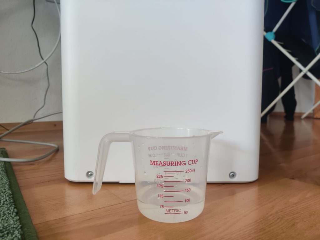 Midea Cube 20 Luftentfeuchter Entfeuchtungsleistung im Test