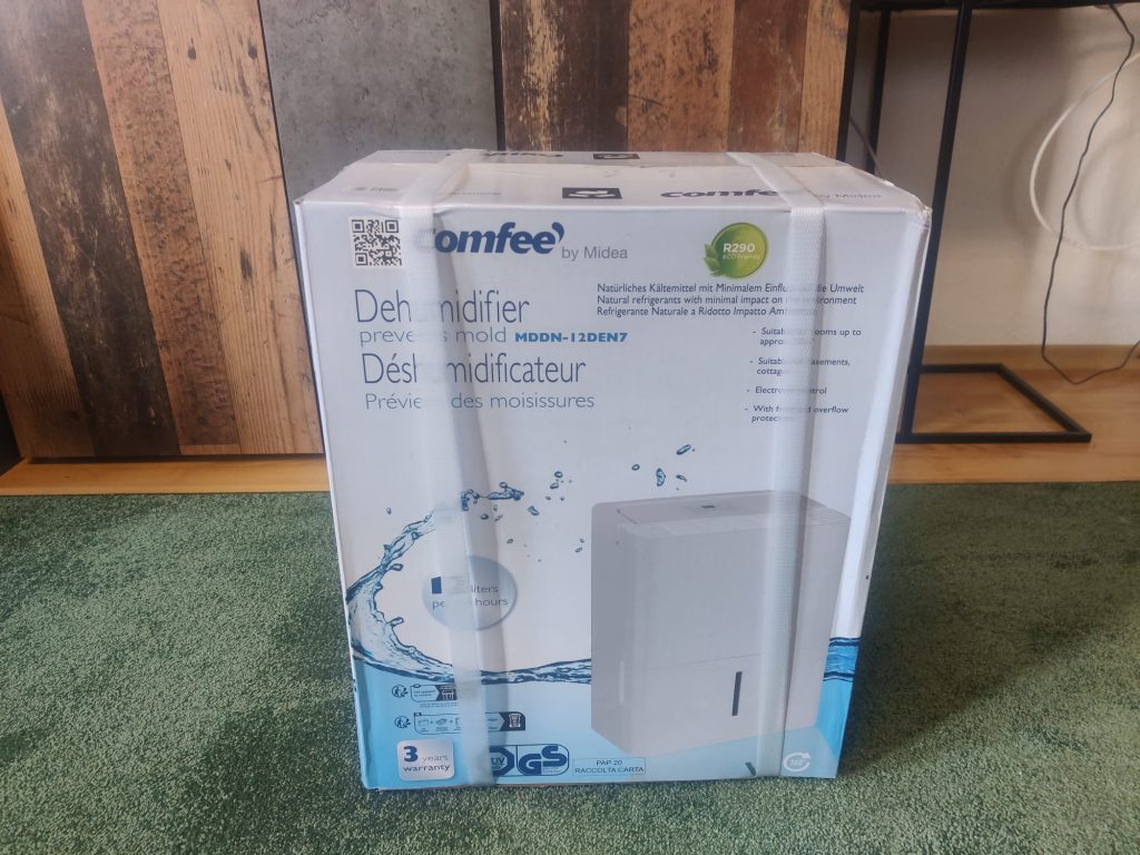 Comfee MDDN-12DEN7 Luftentfeuchter Verpackung