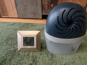 Pattex Aero 360º Luftentfeuchter Luftfeuchtigkeit zu Beginn