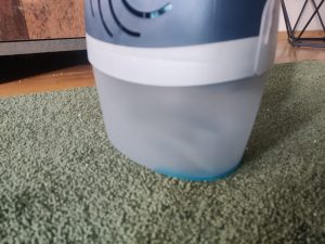 Pattex Aero 360º Luftentfeuchter Entfeuchtungsleistung nach mehreren Stunden