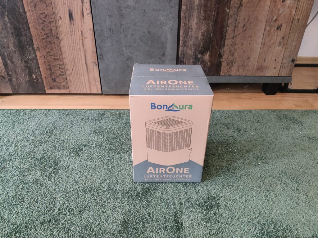 BonAura® AirOne Luftentfeuchter Verpackung