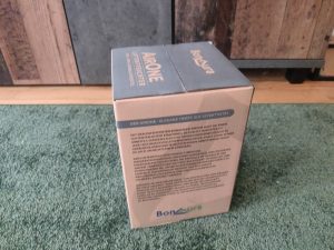 BonAura® AirOne Luftentfeuchter Verpackung von hinten