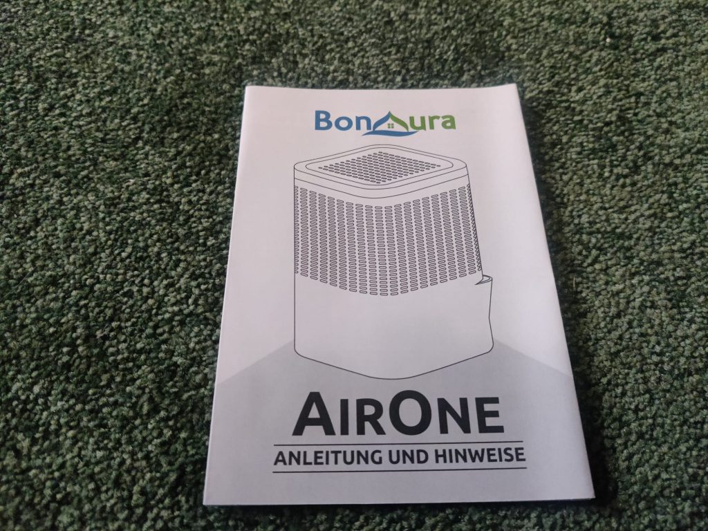 BonAura® AirOne Luftentfeuchter Bedienungsanleitung