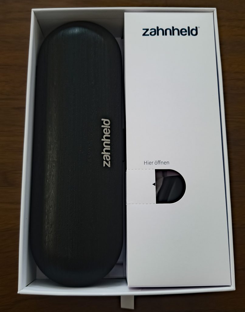 Zahnheld Schallzahnbürste GERO Verpackung geöffnet