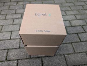 Zubehörverpackung des Egret X+ E-Scooters