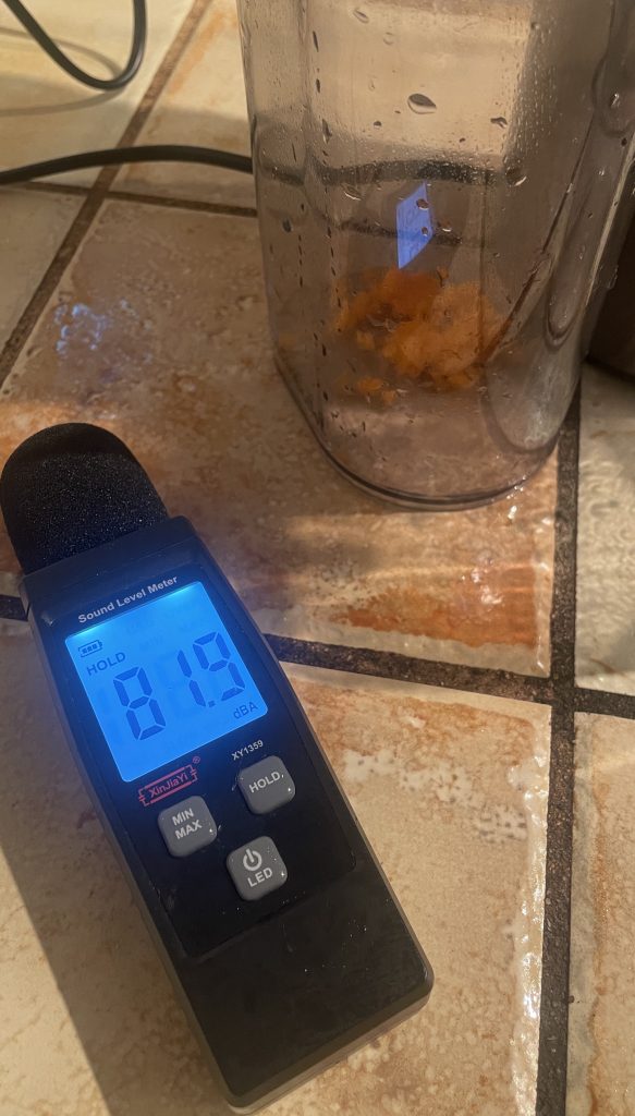 nutribullet NBJ500 Slow-Juicer Lautstärke