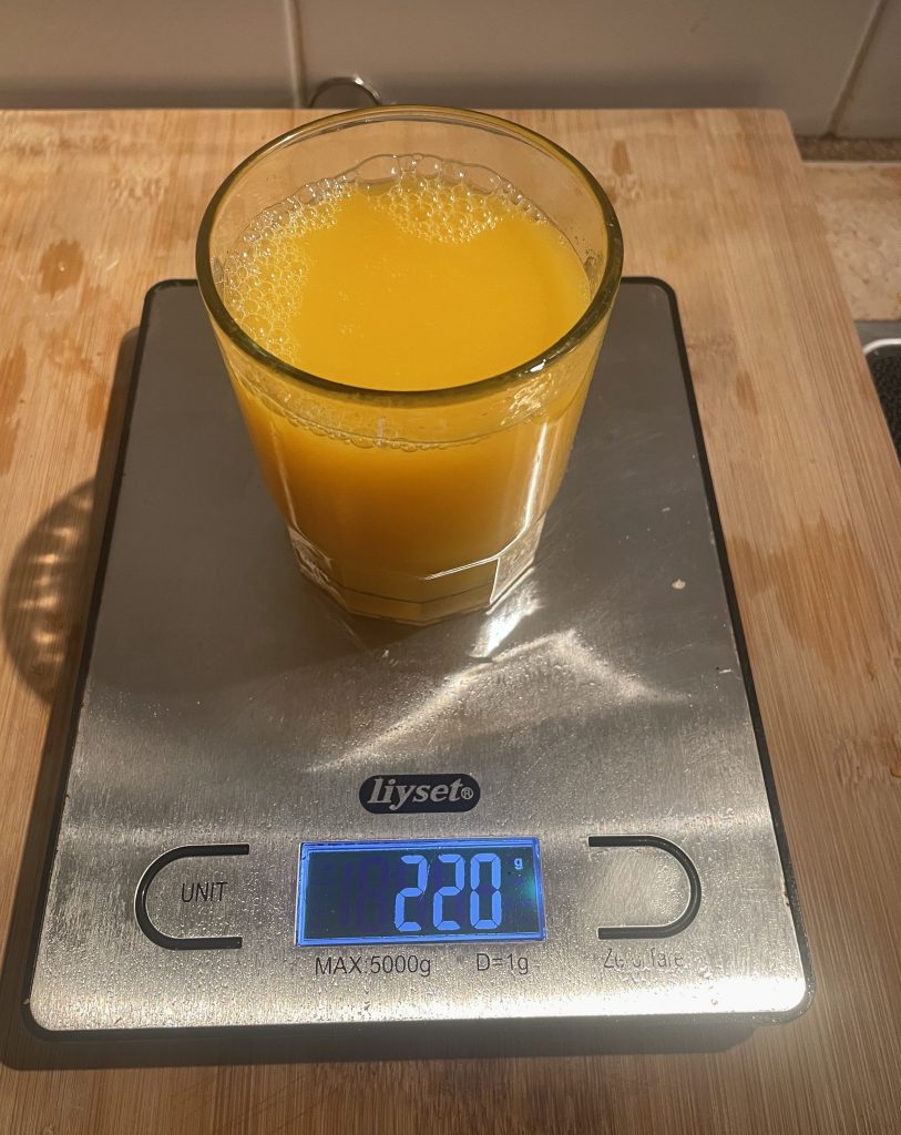 nutribullet NBJ500 Slow-Juicer Saftausbeute Orangen