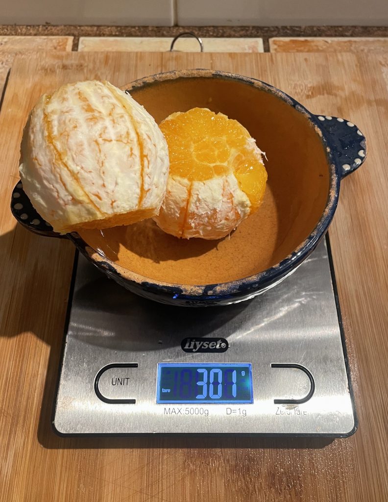nutribullet NBJ500 Slow-Juicer Vorbereitung Orangentest