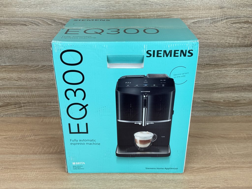 Siemens EQ300 TF301E19 Kaffeevollautomat Verpackung