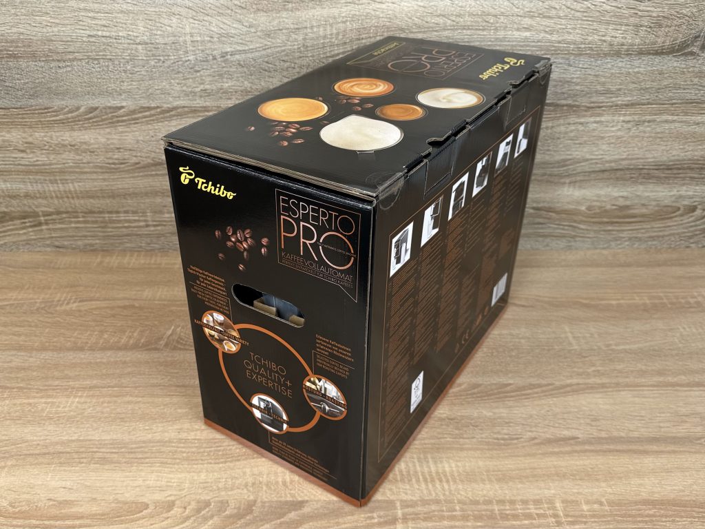 Tchibo Esperto Pro Kaffeevollautomat Verpackung 2