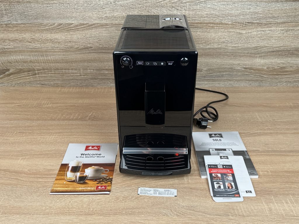 Melitta Solo E 950-222 Kaffeevollautomat mit Zubehör und Anleitungen