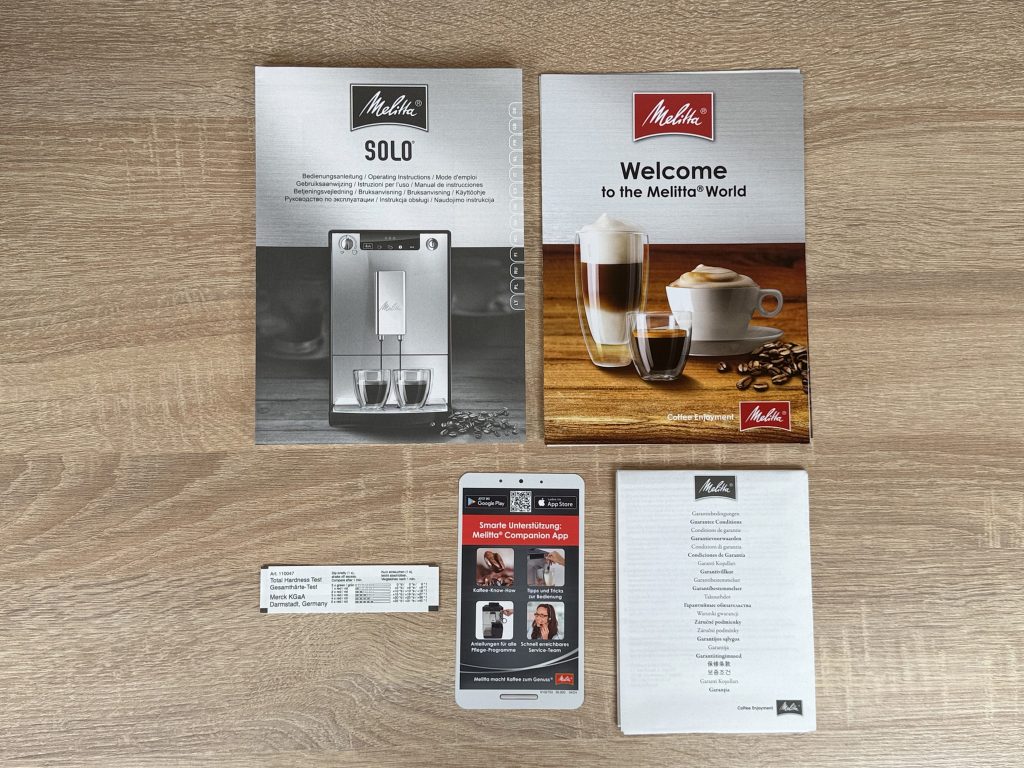 Melitta Solo E 950-222 Kaffeevollautomat Zubehör und Anleitungen