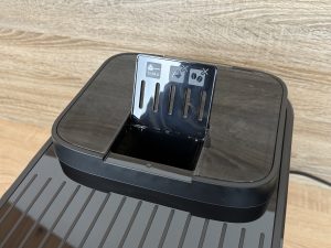 De'Longhi Magnifica Evo Next ECAM 310.60.B Kaffeevollautomat Detail Einfüllöffnung Pulverkaffee