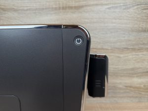 Tchibo Esperto Pro Kaffeevollautomat Detail Einschaltknopf