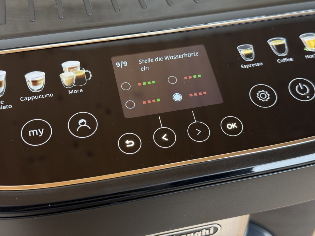 De'Longhi Magnifica Evo Next ECAM 310.60.B Kaffeevollautomat Inbetriebnahme Wasserhärte