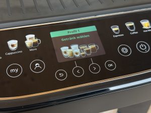De'Longhi Magnifica Evo Next ECAM 310.60.B Kaffeevollautomat Startbildschirm