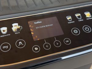 De'Longhi Magnifica Evo Next ECAM 310.60.B Kaffeevollautomat Information bei der Zubereitung 1