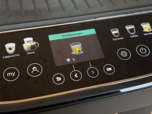 De'Longhi Magnifica Evo Next ECAM 310.60.B Kaffeevollautomat Anzeige Abfüllen heißes Wasser