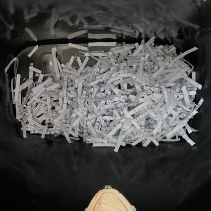 Amazon Basics Aktenvernichter Ergebnis