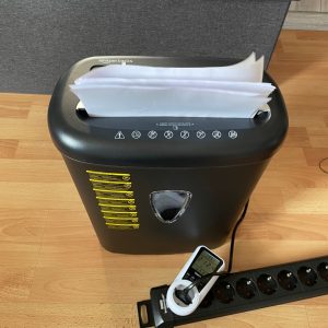 Amazon Basics Aktenvernichter Stromverbrauch