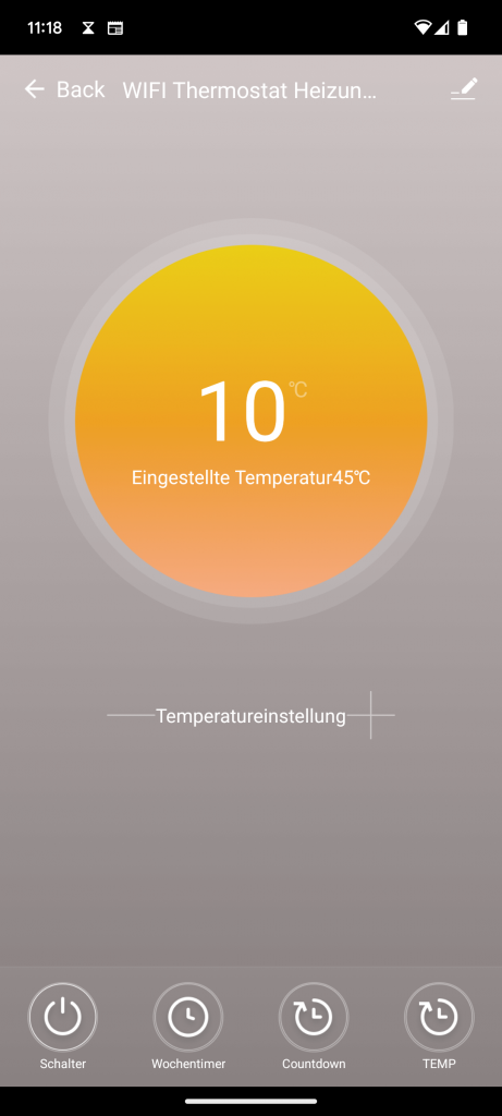 App der Beycold 900 Infrarotheizung (3)