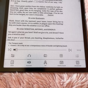BOOX Note Air4 C eBook-Reader Einstellung Schriftbild