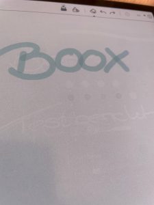BOOX Note Air4 C eBook-Reader Ghosting-Effekt