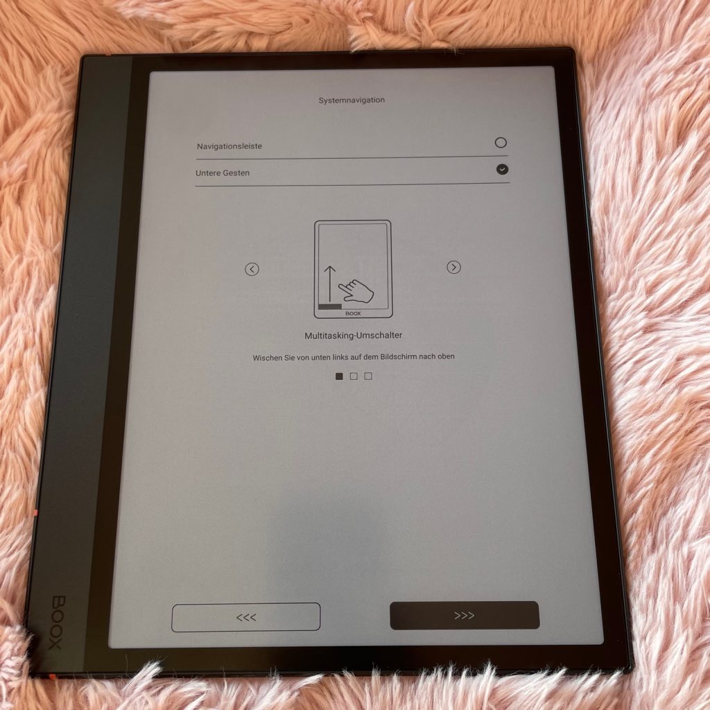 BOOX Note Air4 C eBook-Reader Navigation