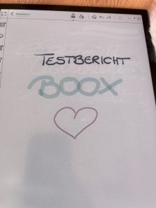 BOOX Note Air4 C eBook-Reader Schreibfunktion