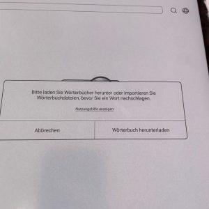 BOOX Note Air4 C eBook-Reader Wörterbuch