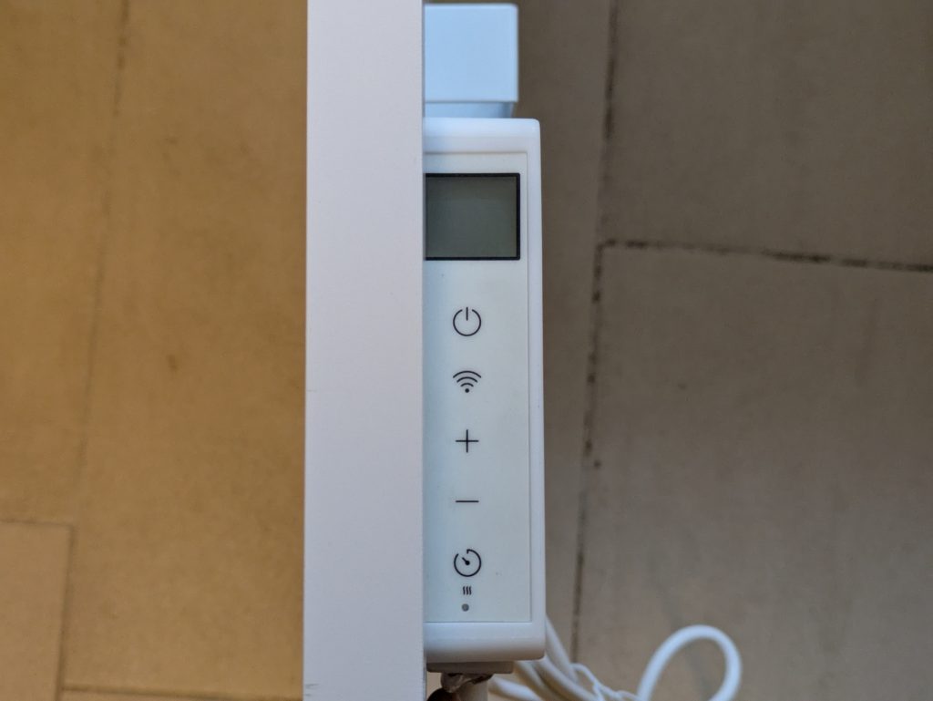 Bedienfeld der Kesser 350W Infrarotheizung