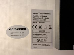 Beycold 900 Infrarotheizung Details