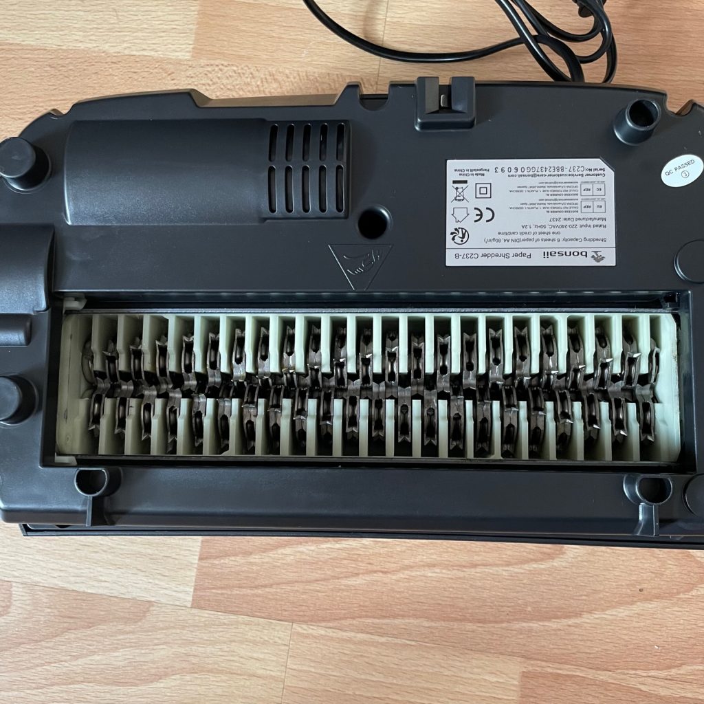 Bonsaii C237-B Aktenvernichter Schneidwalzen