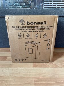Bonsaii C237-B Aktenvernichter Verpackung