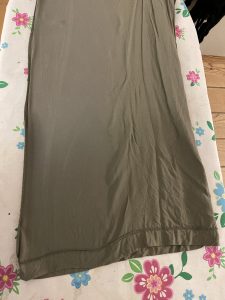 Clatronic® DBS 3749 Dampfbügelstation Viskosestoff vorher-nachher