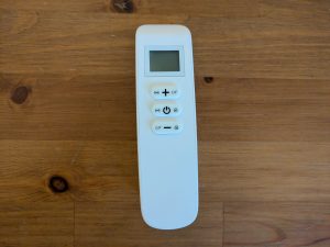 Fernbedienung der Beycold 900 Infrarotheizung