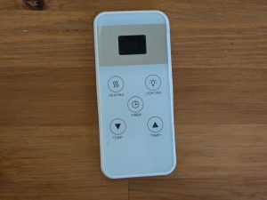 Fernbedienung der Könighaus M-1000 LED Infrarotheizung