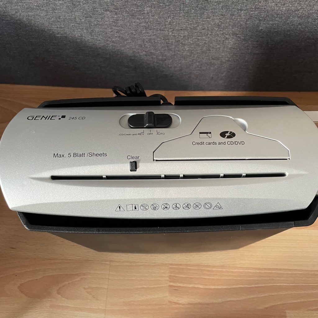 GENIE 245 CD Aktenvernichter Aufsatz